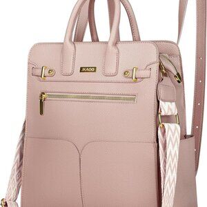 Women’s PU Leather Convertible Backpack Purse 4-in-1 Travel Tote